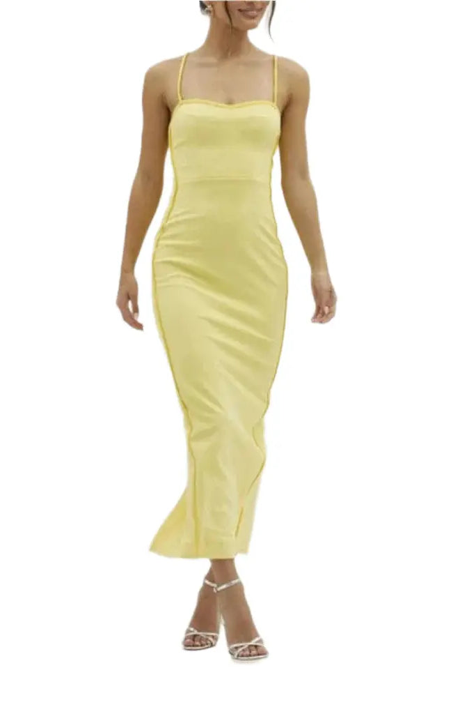 All Eyes on Me Maxi Dress Dress Epicplacess XS Yellow