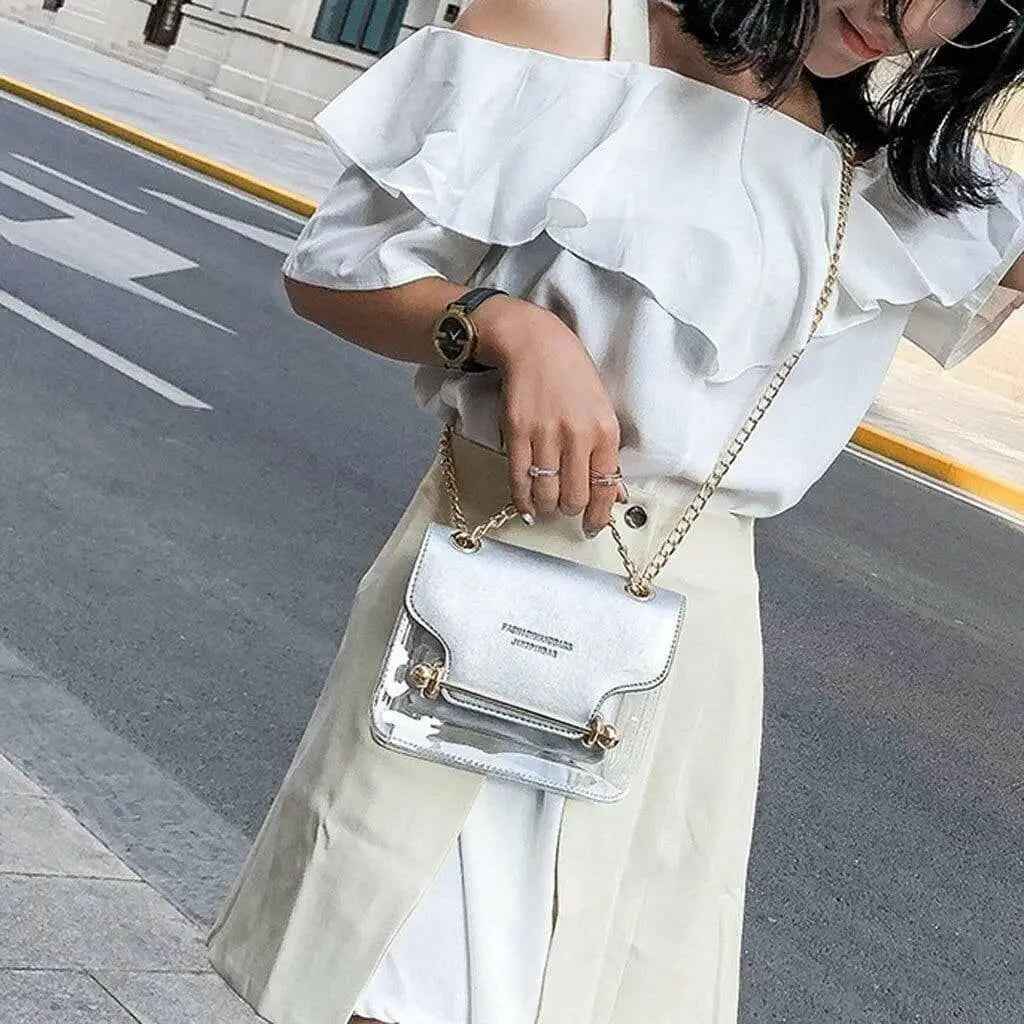 Quilted crossbody handbag back view - Epicplacess