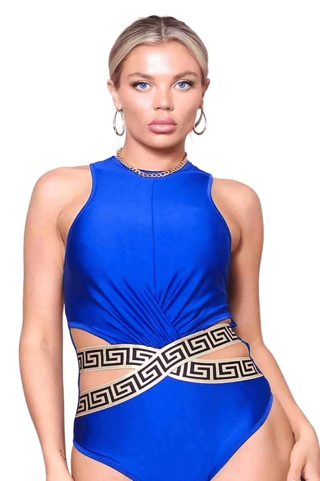 Ballerina Trim bodysuit front view - Epicplacess