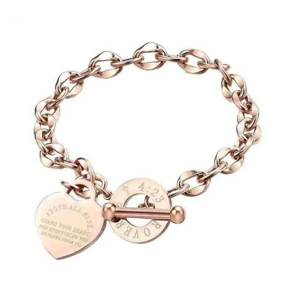 Rose gold bracelet final view - Epicplacess