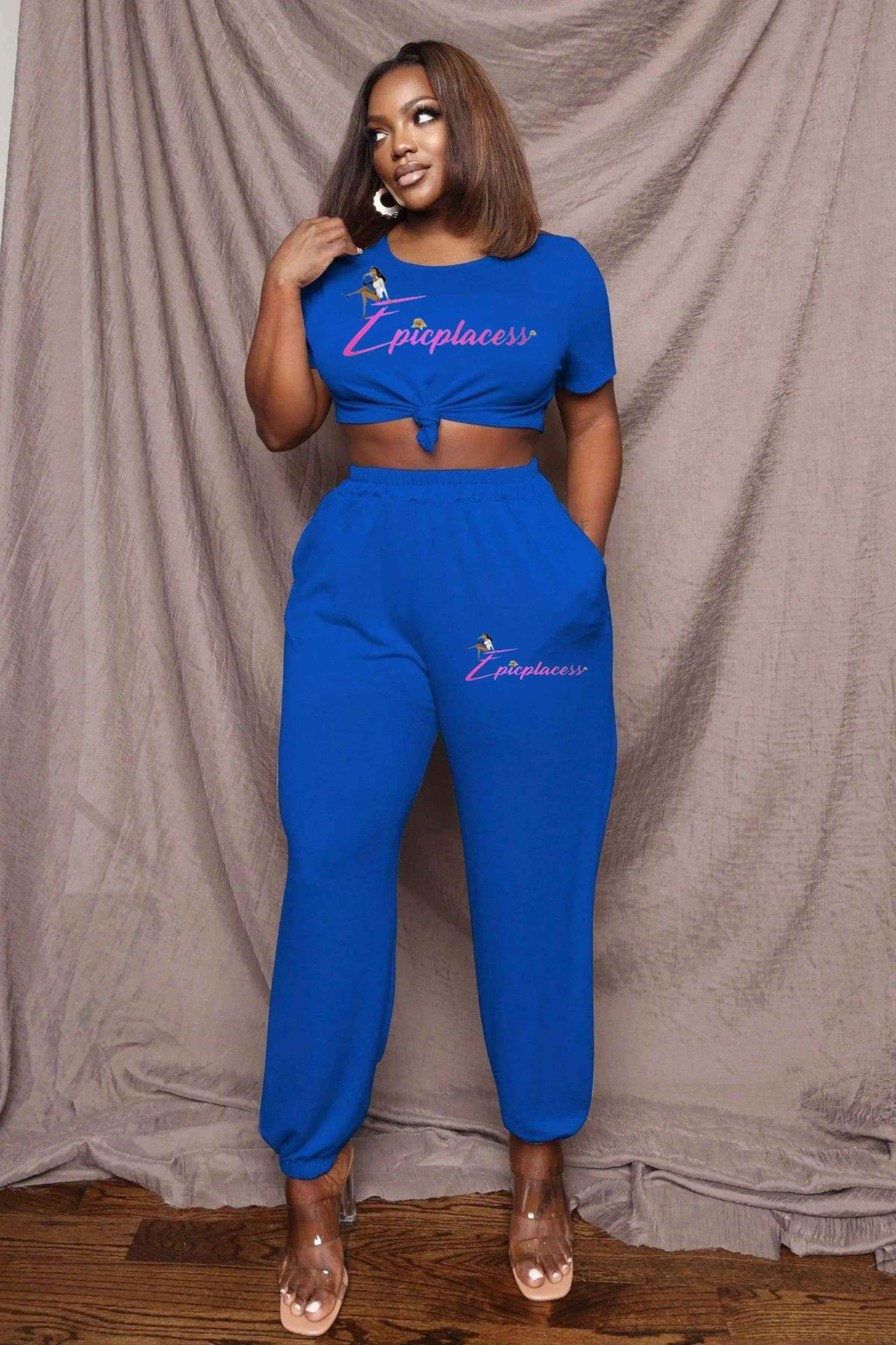 Short-sleeve jumpsuit outfit view - Epicplacess