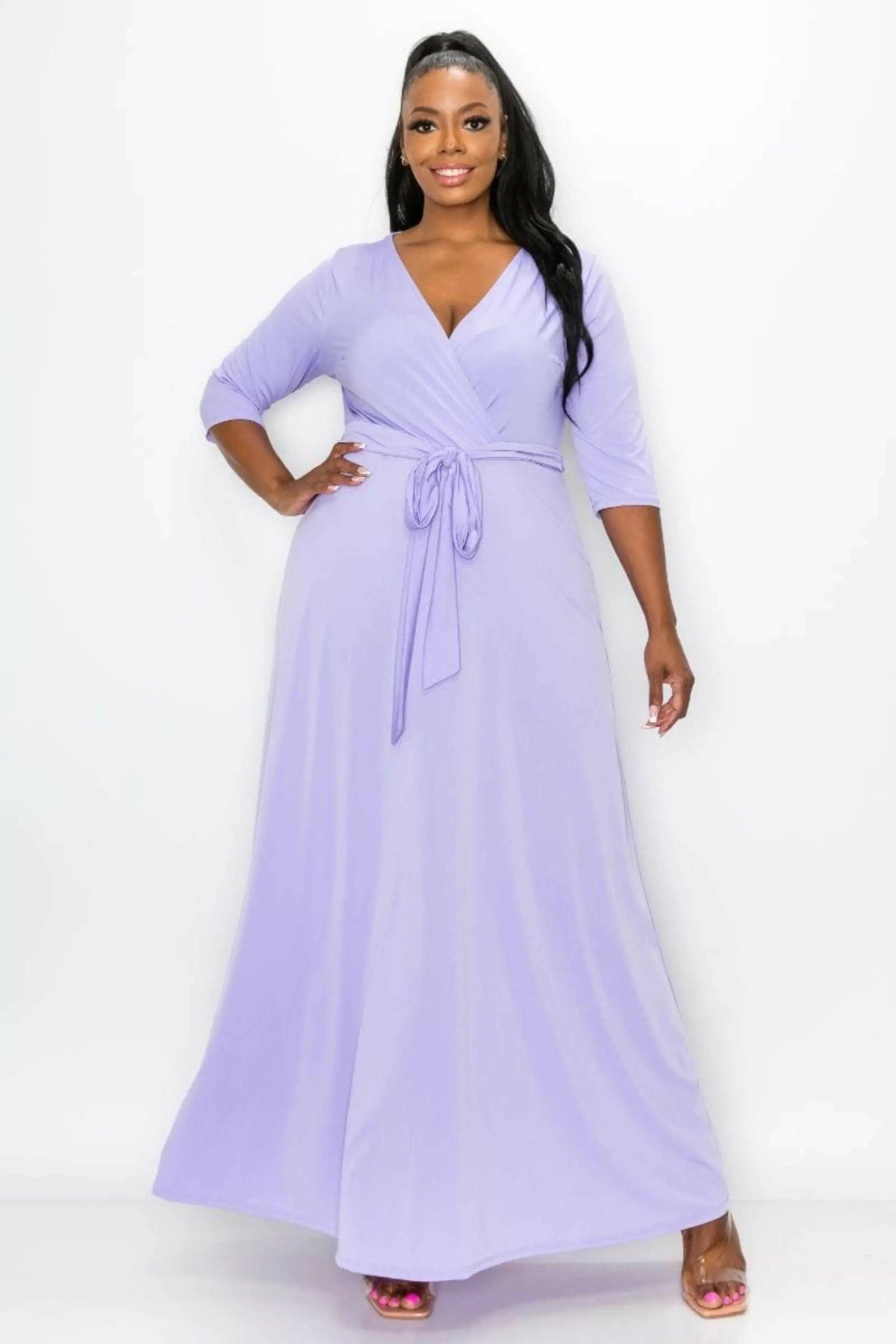 My Goddess Twist Front Maxi Dress - Epicplacess