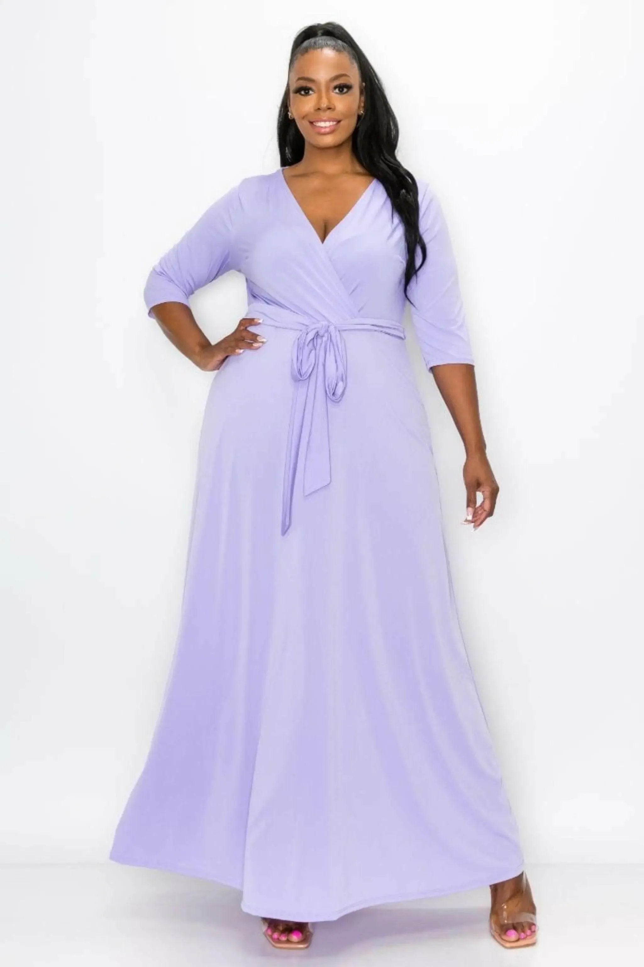 My Goddess twist front maxi dress - Epicplacess