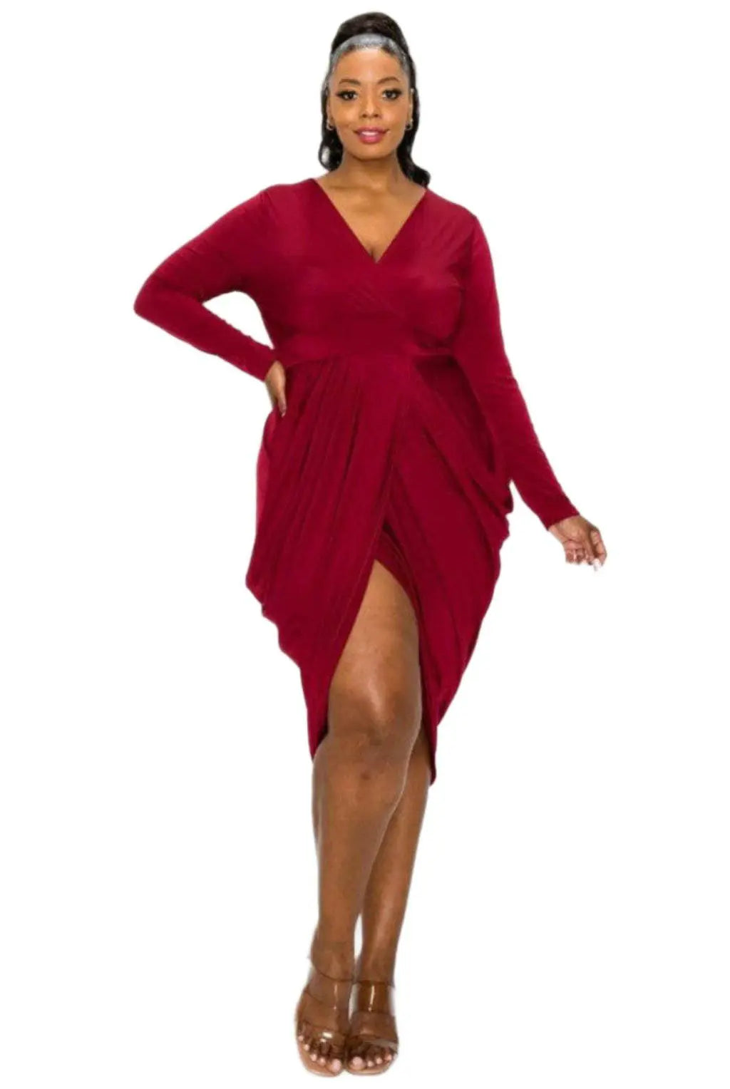 Cherish Every Moment MiDi Dress Dress Epicplacess 1X Red