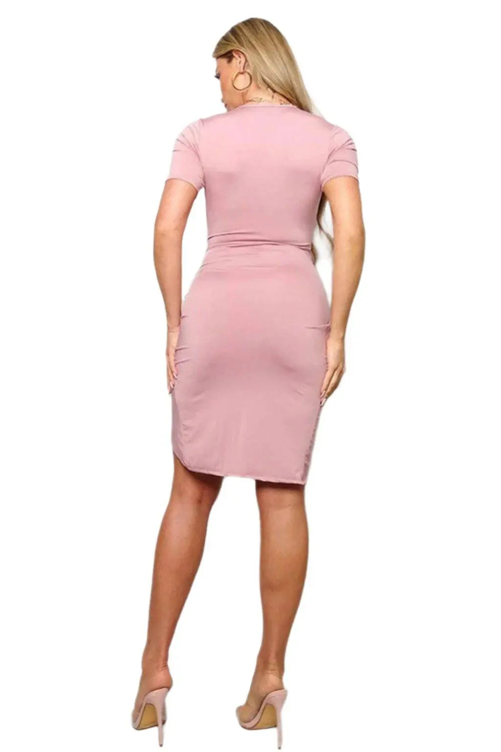 Alexandra Draped Mini Dress - Epicplacess