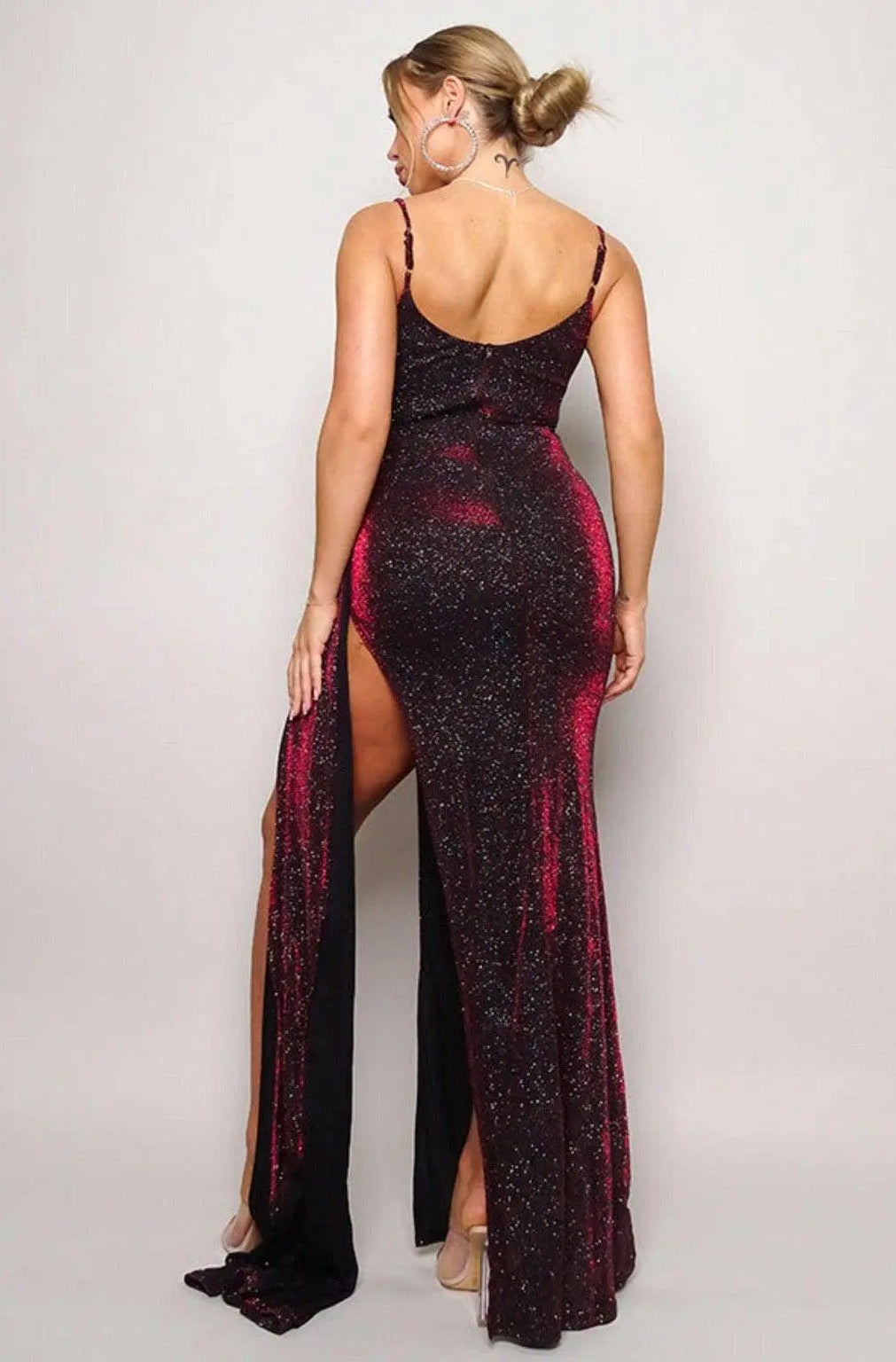 Crossover Glitter Princess Maxi Dress Dress Epicplacess