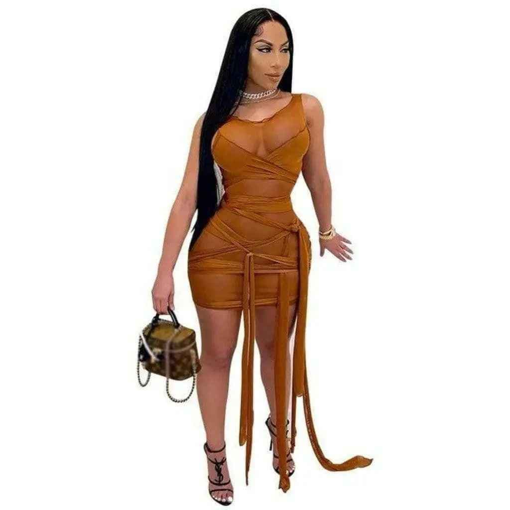 Fitted mini dress style view - Epicplacess