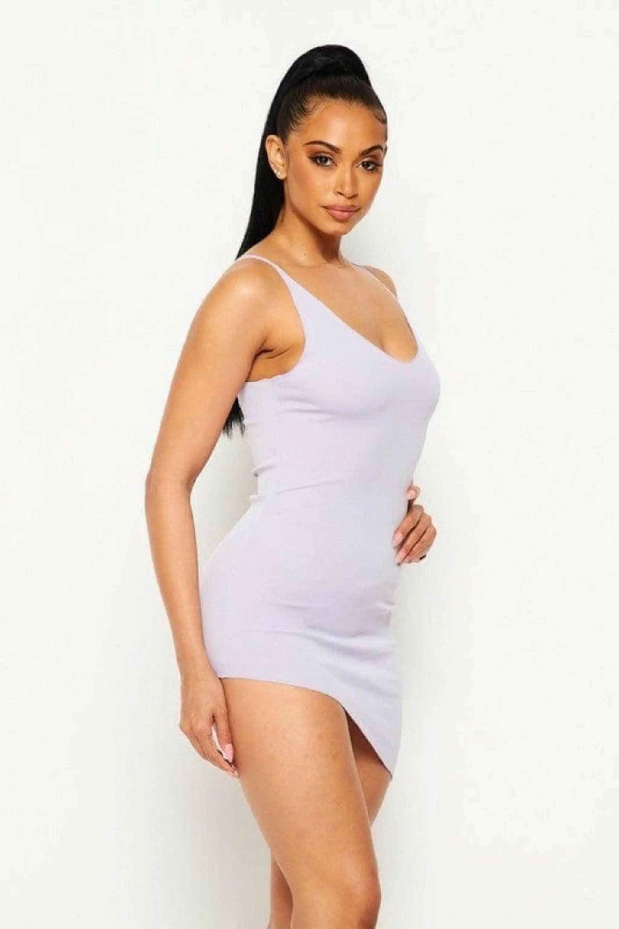 Ribbed casual dress detail - Epicplacess