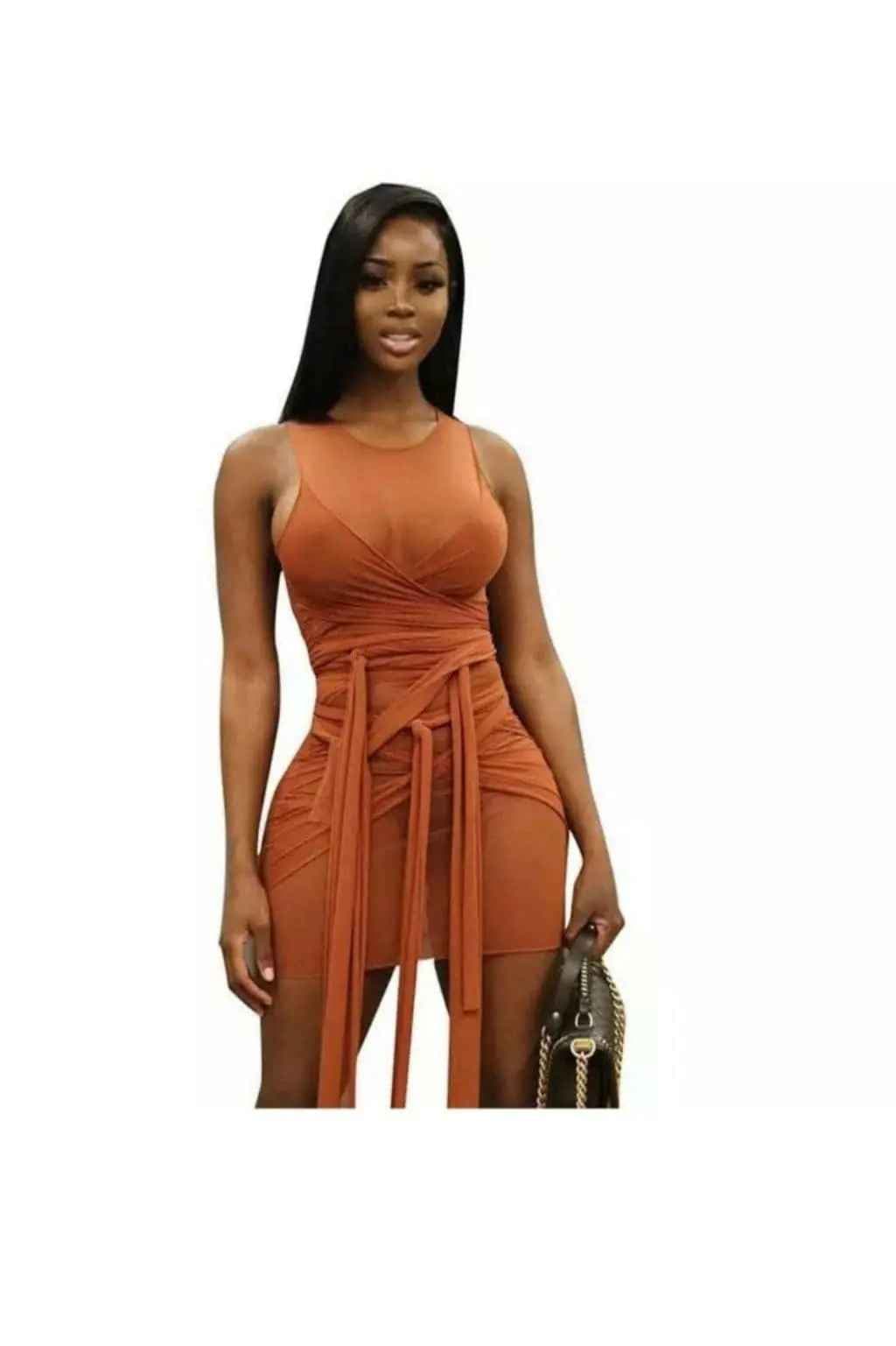 Wrap mini shirt dress outfit view - Epicplacess