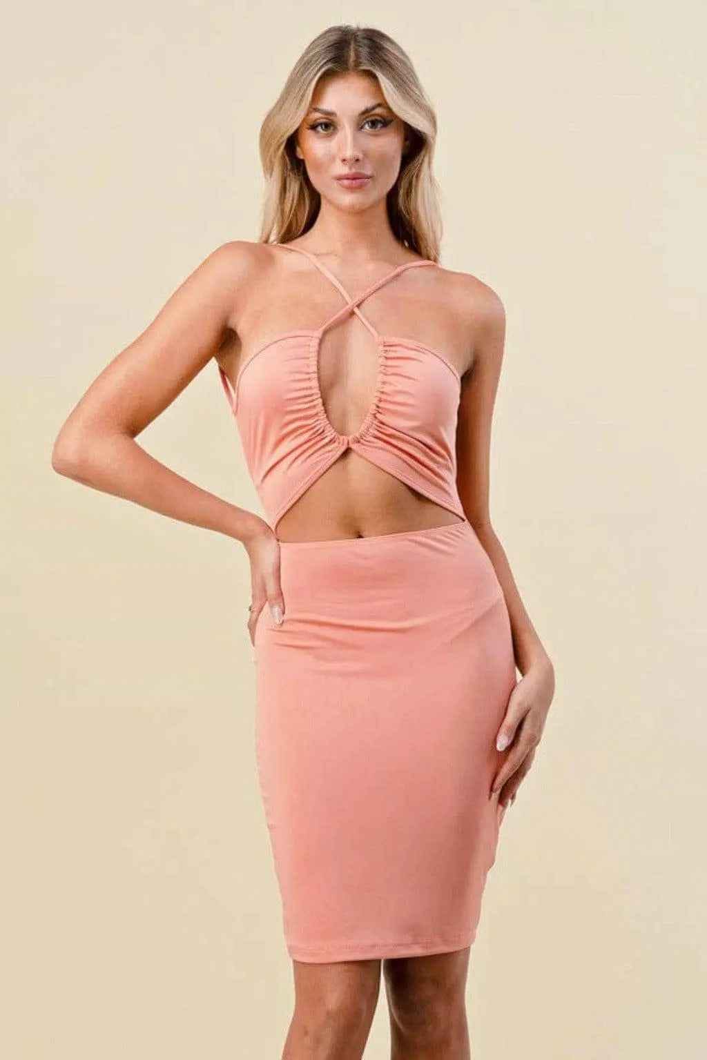Cross strap dress product detail - Epicplacess