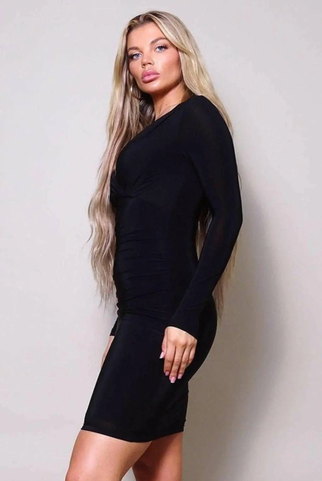 Steph Corossover Front Midi Dress Dress Epicplacess