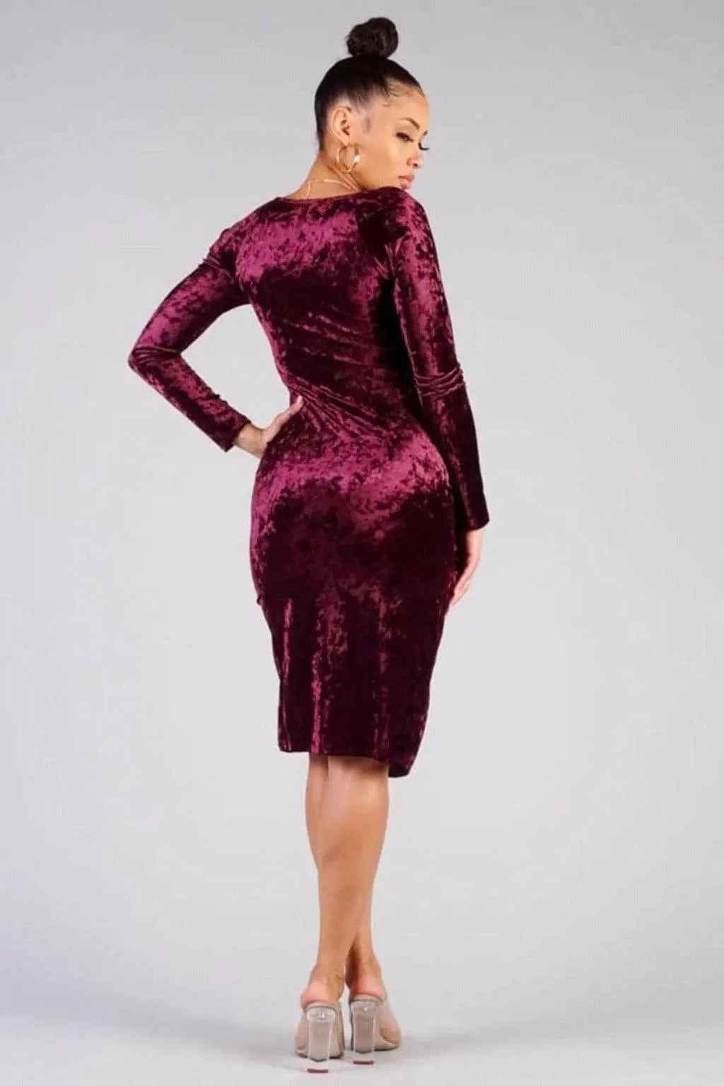 Wrap midi dress detail - Epicplacess