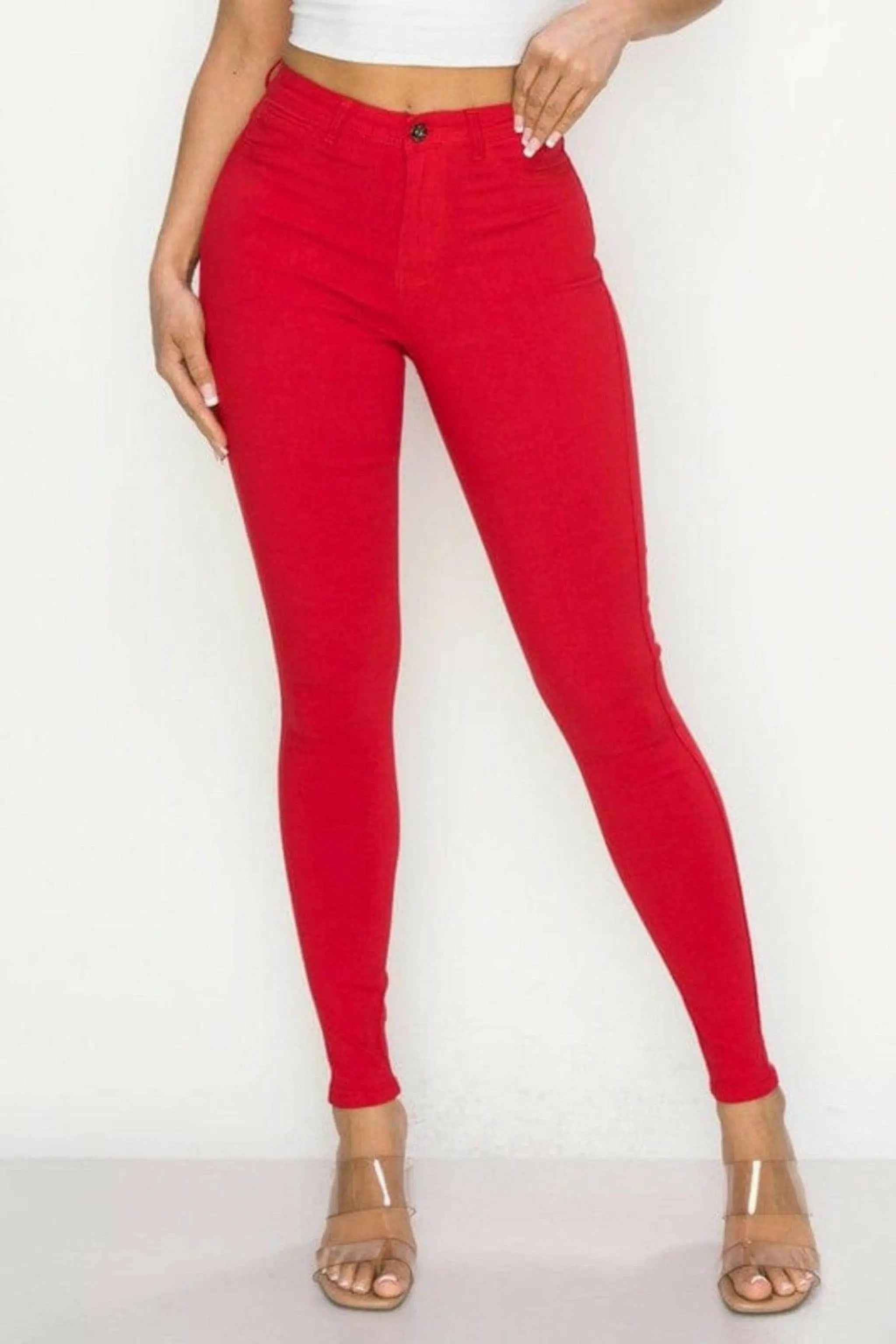 Red jeans outfit view - Epicplacess