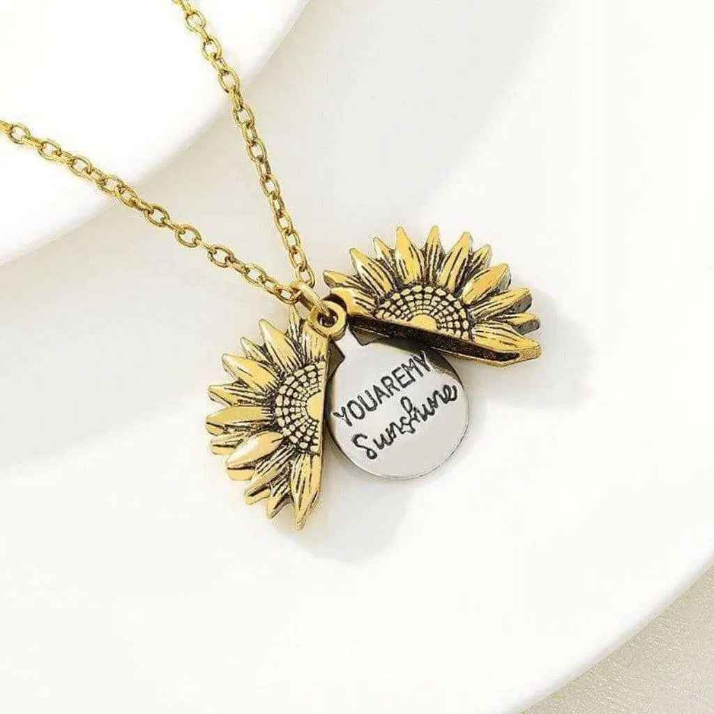 Holy Grail sunflower pendant necklace - Epicplacess