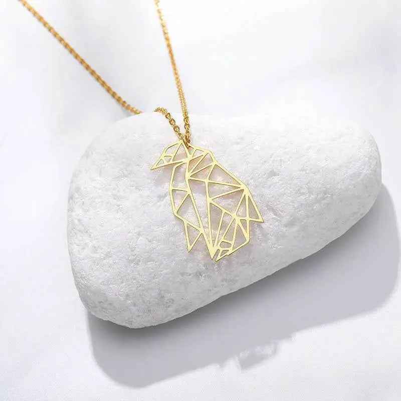 Penguin pendant necklace product view - Epicplacess