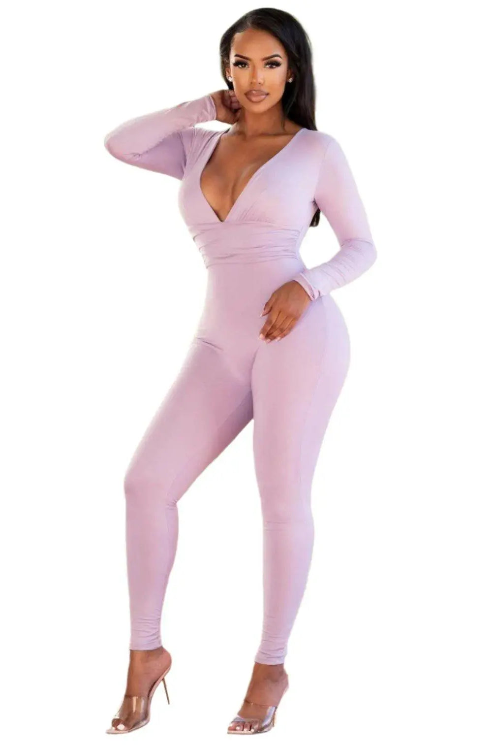 Brushed AirEssentials Mock Jumpsuits jumpsuits Epicplacess