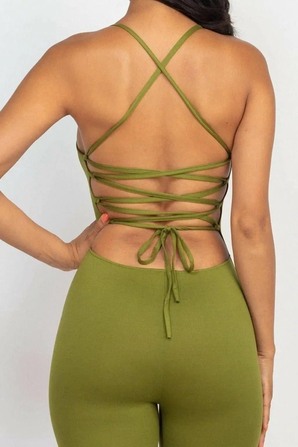 Cotton jumpsuit back view - Epicplacess