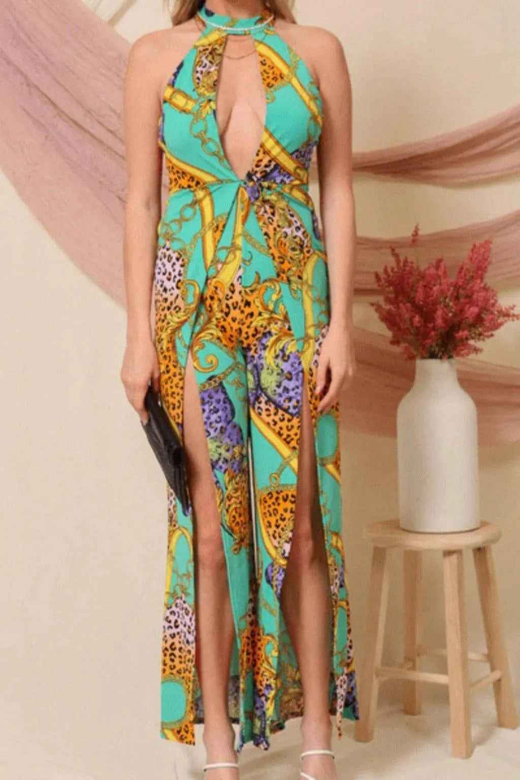 Split front jumpsuit style view - Epicplacess
