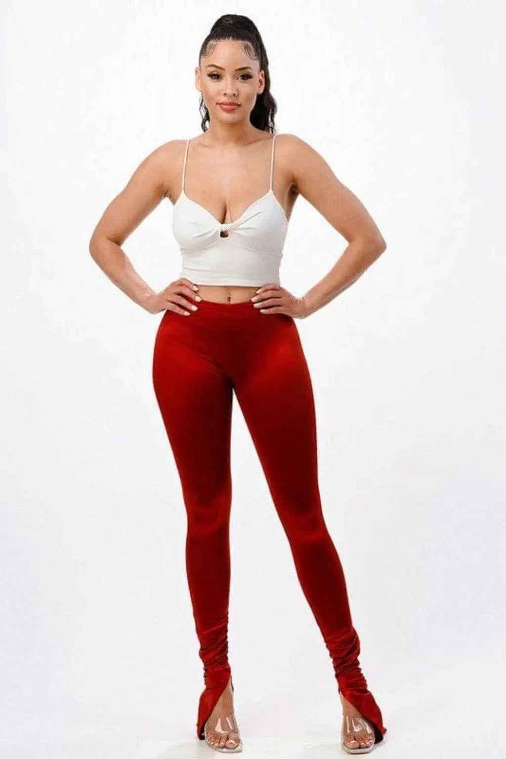 Sateen skinny pants style view - Epicplacess