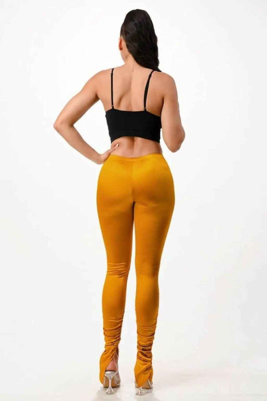 Ruched hem pants detail - Epicplacess