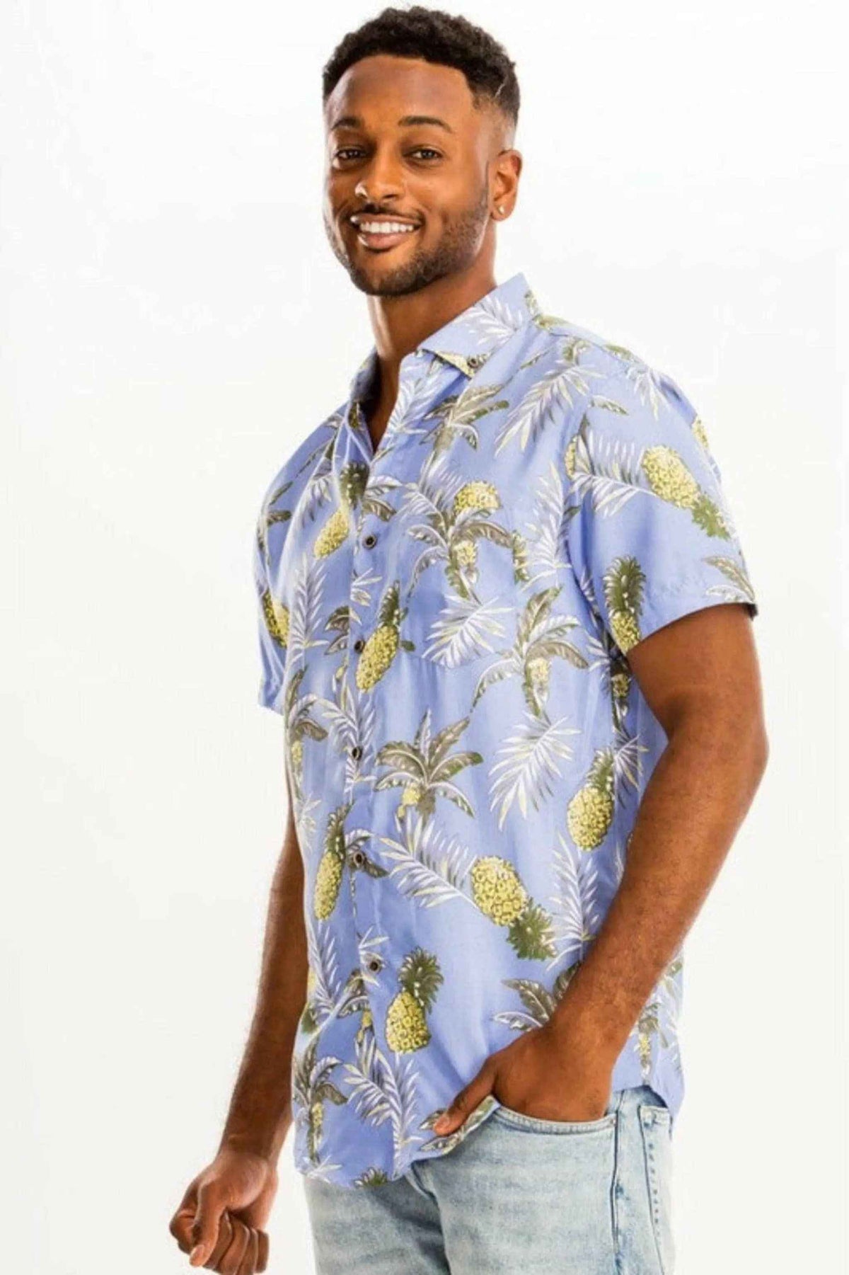 Purple button-down woven shirt - Epicplacess
