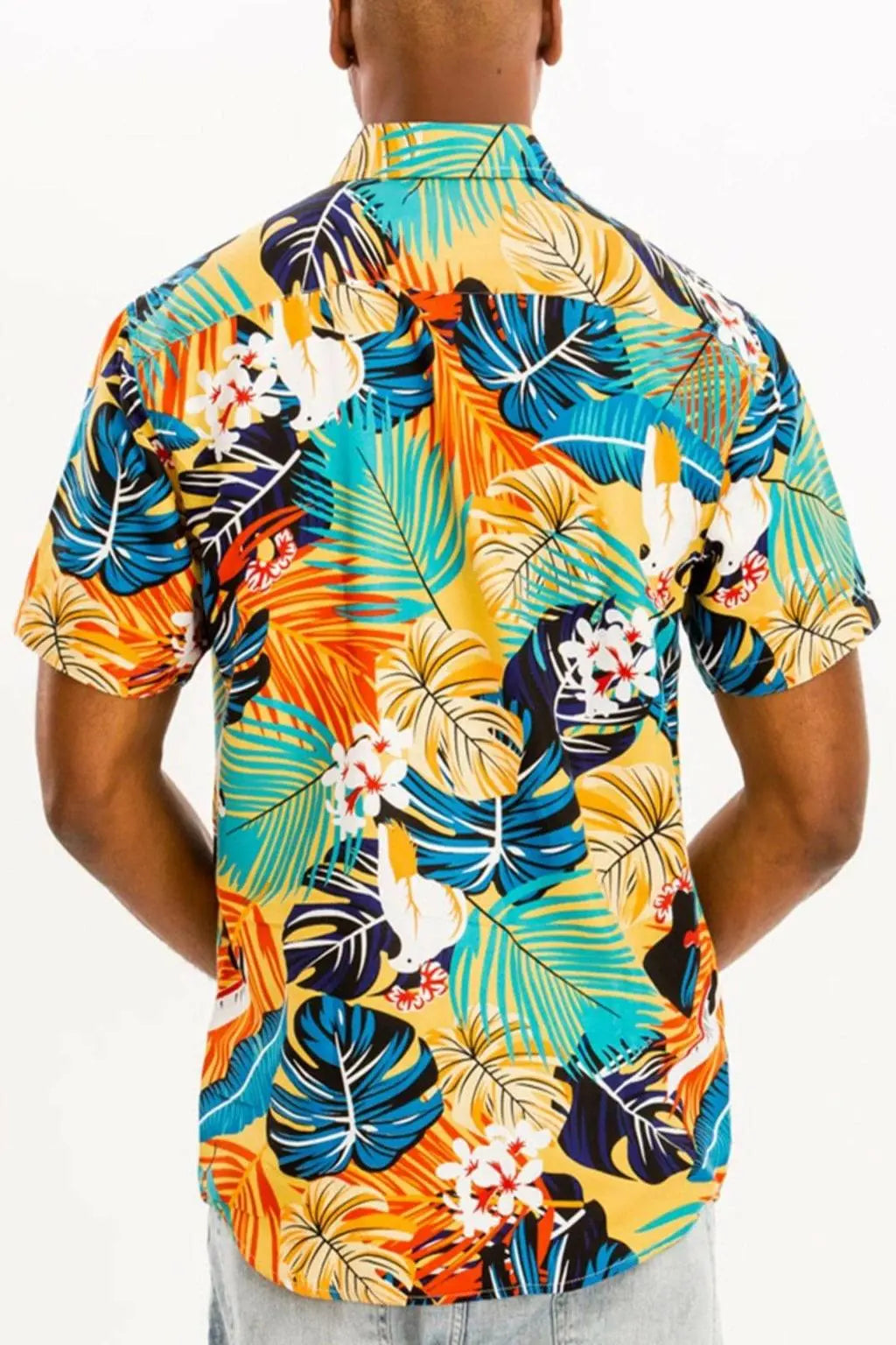 Weiv Hawaiian Print Button Down Shirts - Epicplacess