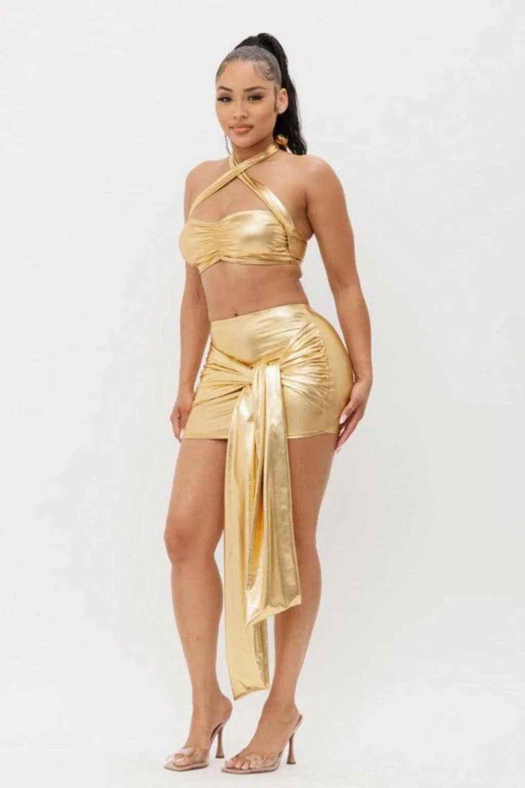 Top and skirt set front view - Epicplacess