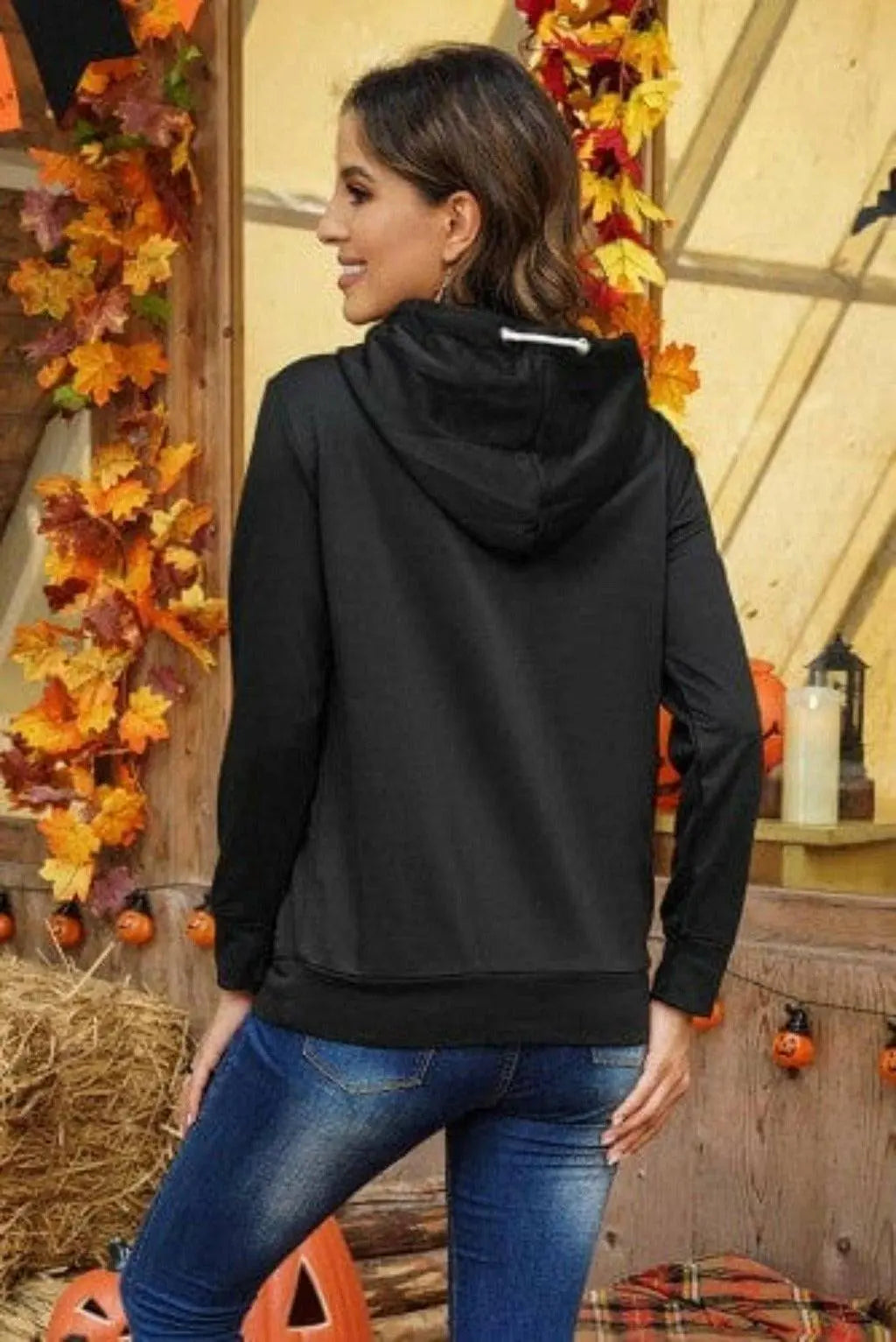 Cowl Pumpkin Hoodie Sweater - Epicplacess