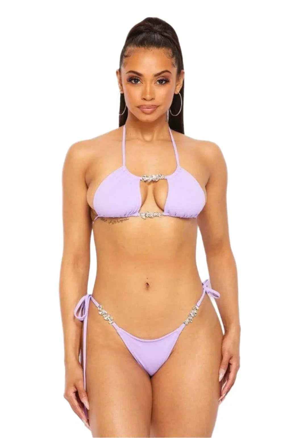 Green swimsuit set detail - Epicplacess
