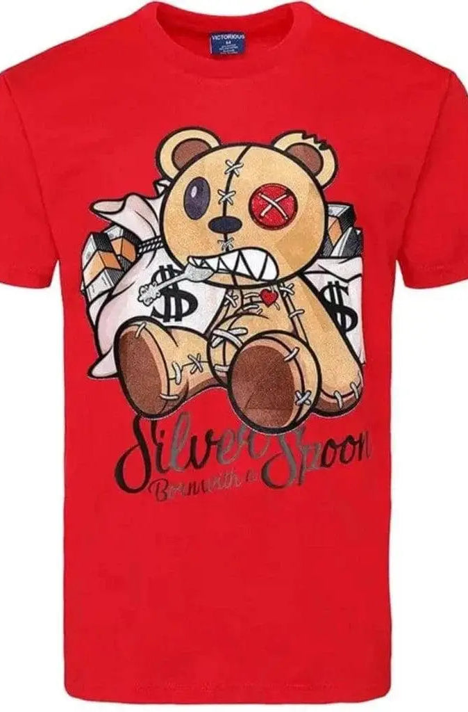 Born With A Silver Spoon T-Shirt-Red T Shirt Epicplacess S Red