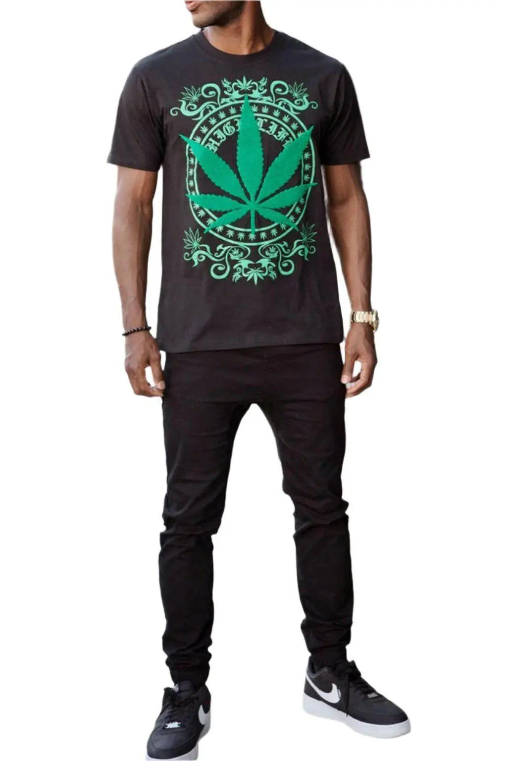 Chenille Patch Leaf T-Shirts T Shirts Epicplacess