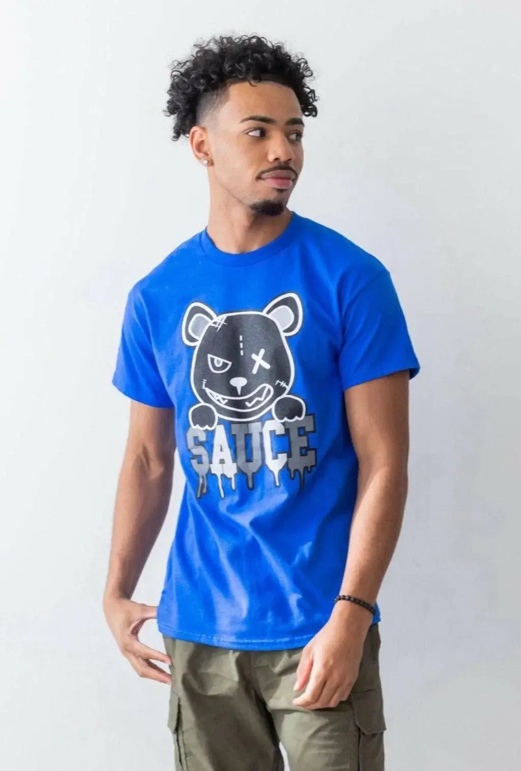 Blue Sauce Bear graphic T-shirt - Epicplacess