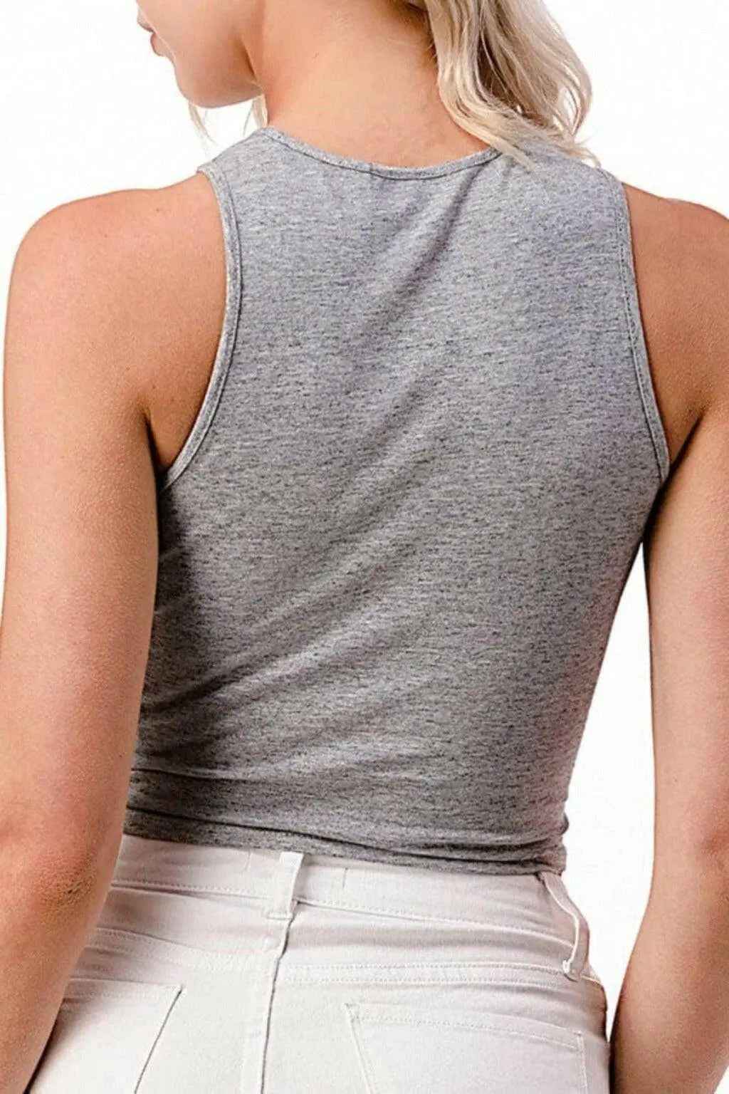 Grey tank top side view - Epicplacess