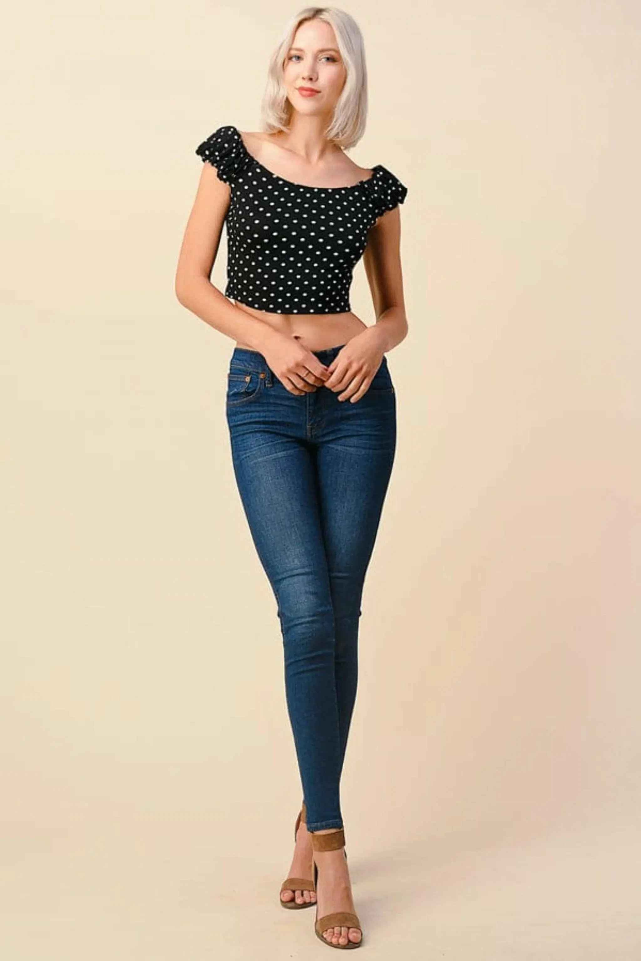 Ruffle crop top product detail - Epicplacess