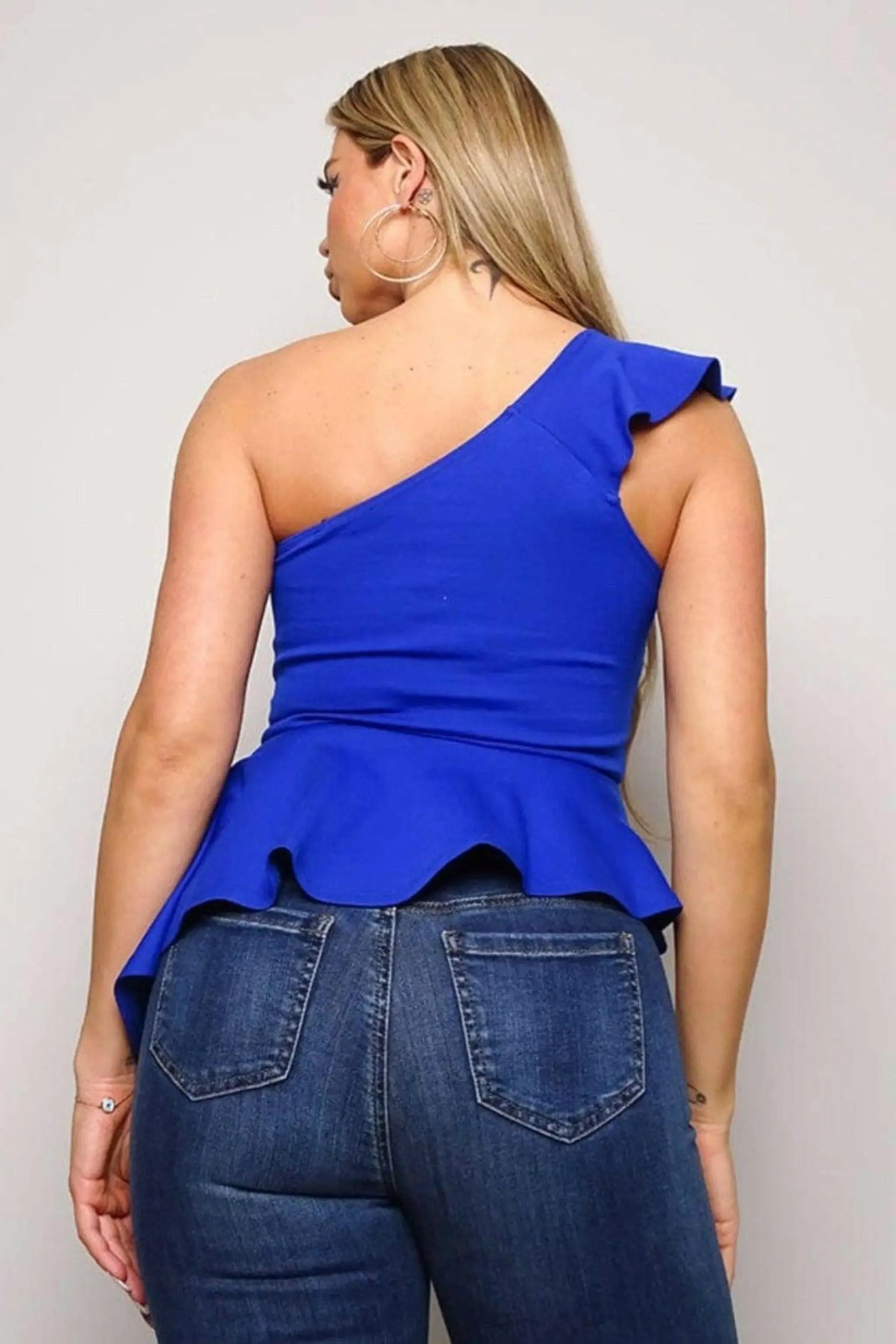 Peplum top studio view - Epicplacess