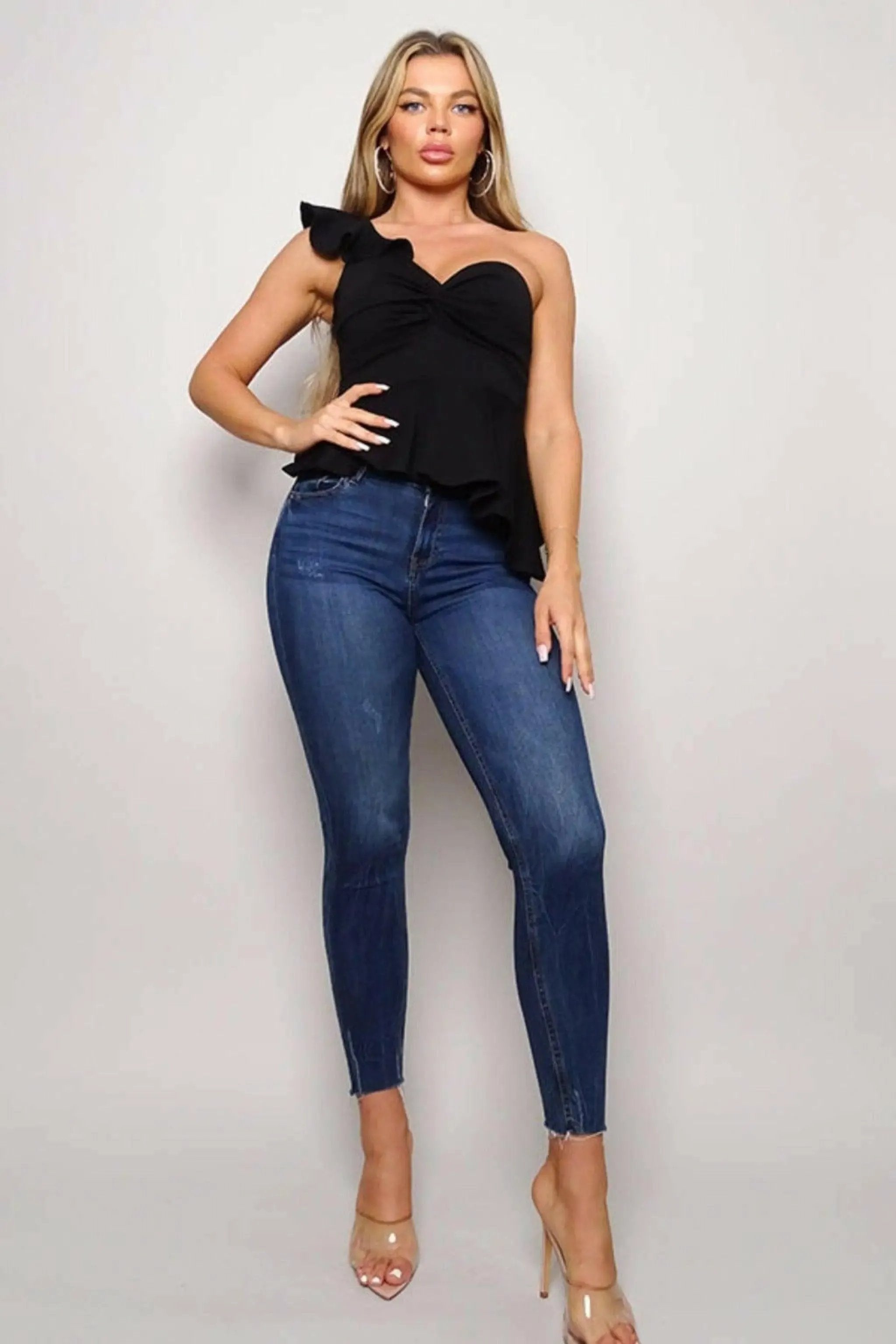 Ruffle peplum top - Epicplacess