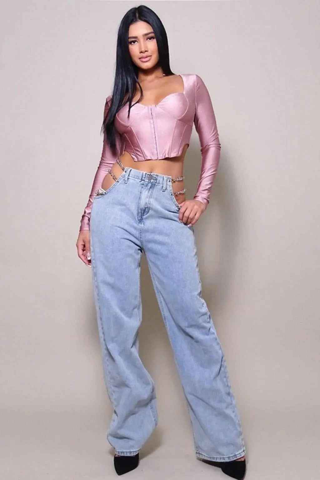 Taking Chances corset top close detail - Epicplacess