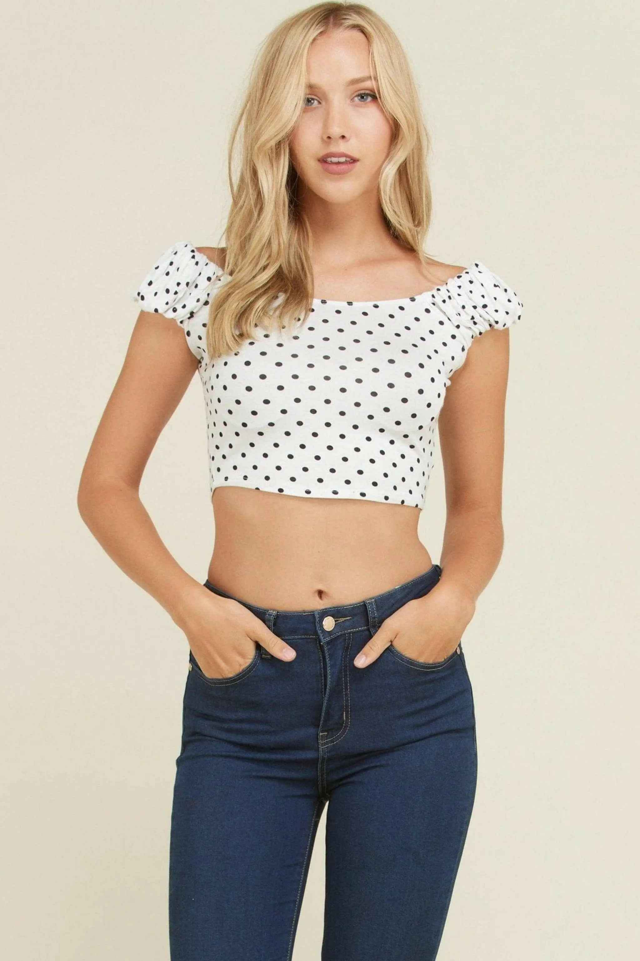 Ruffle sleeve top outfit view - Epicplacess