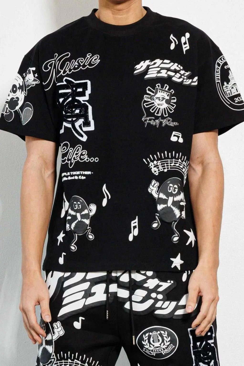 Epic Sound Of Music Graphic Tee Tracksuits Epicplacess S Black
