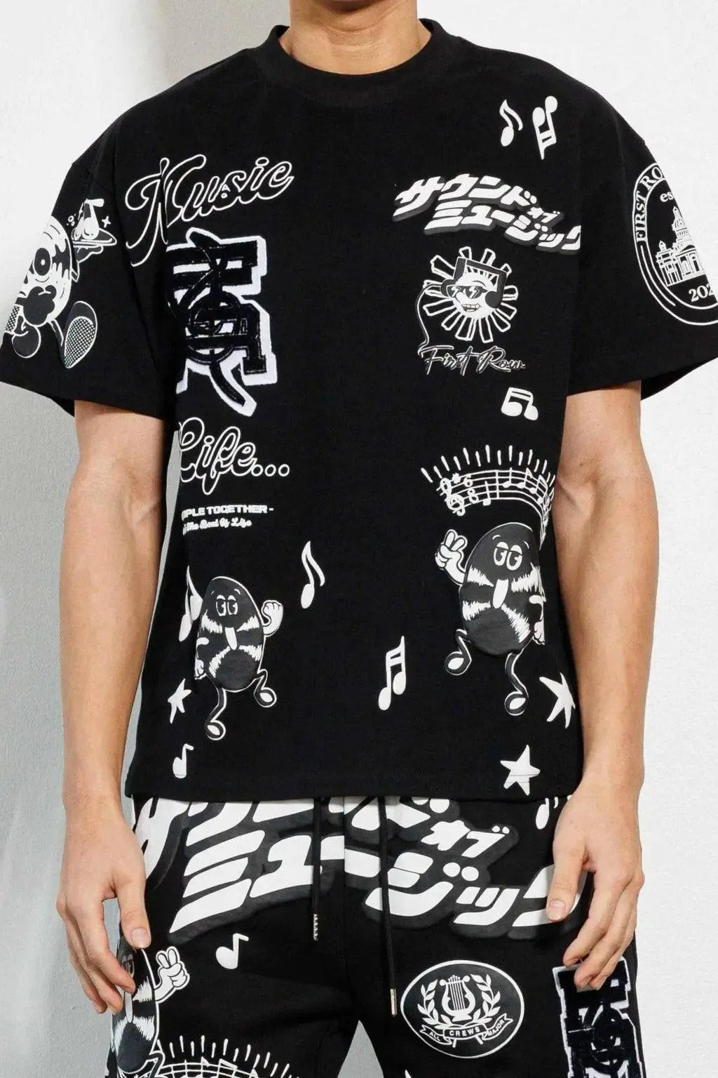 Graphic tee back view - Epicplacess