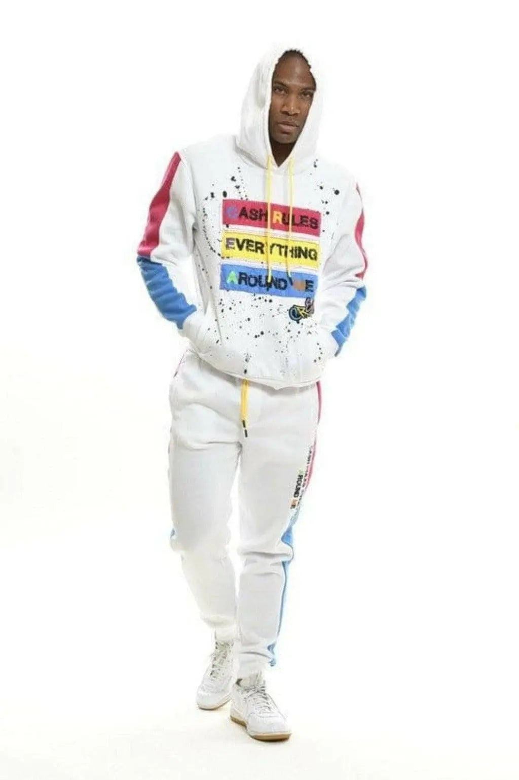 Stay Cozy in Style Cream Fleece Tracksuits Tracksuits Epicplacess