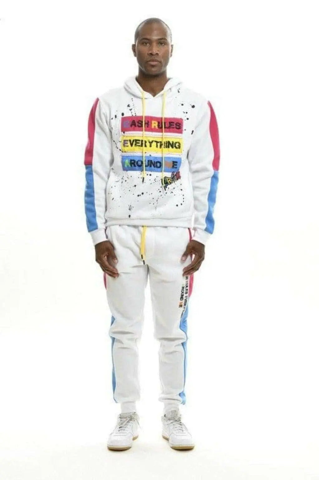 Stay Cozy in Style Cream Fleece Tracksuits Tracksuits Epicplacess