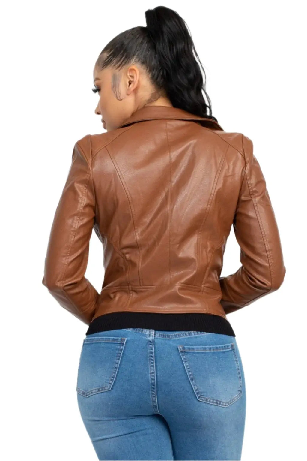 Rider Aftermath Coated Cowhide Leather Jacket - Epicplacess