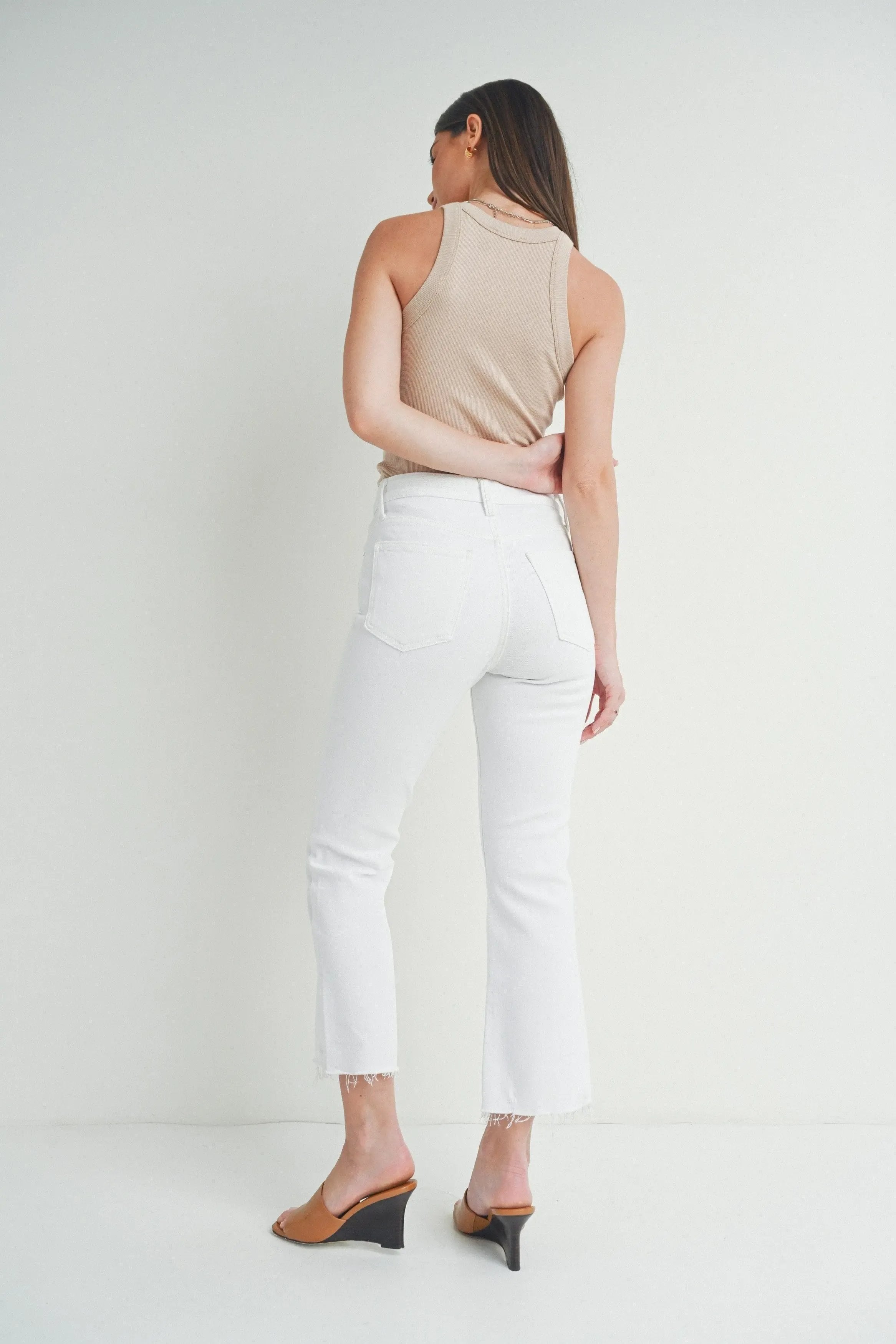 Hr Crop Flare Long Skinny Jeans - Epicplacess