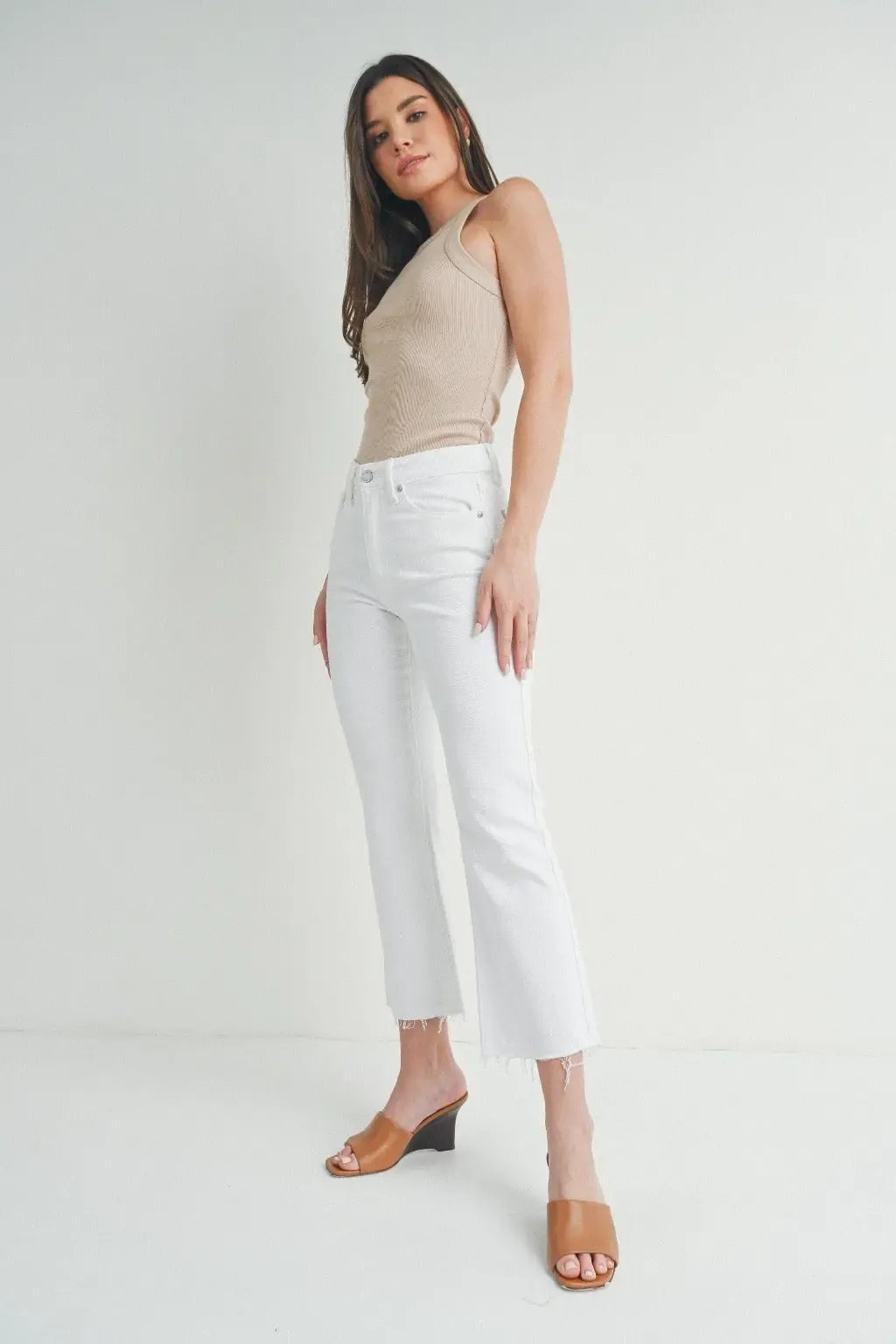 Hr Crop Flare Long Skinny Jeans - Epicplacess