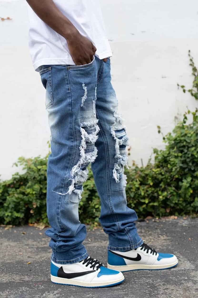 Skinny flared jeans detail - Epicplacess