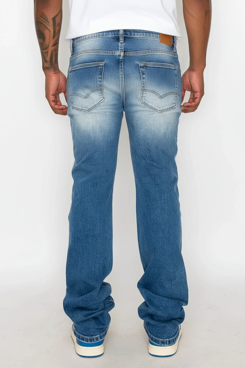 Skinny flared jeans back view - Epicplacess