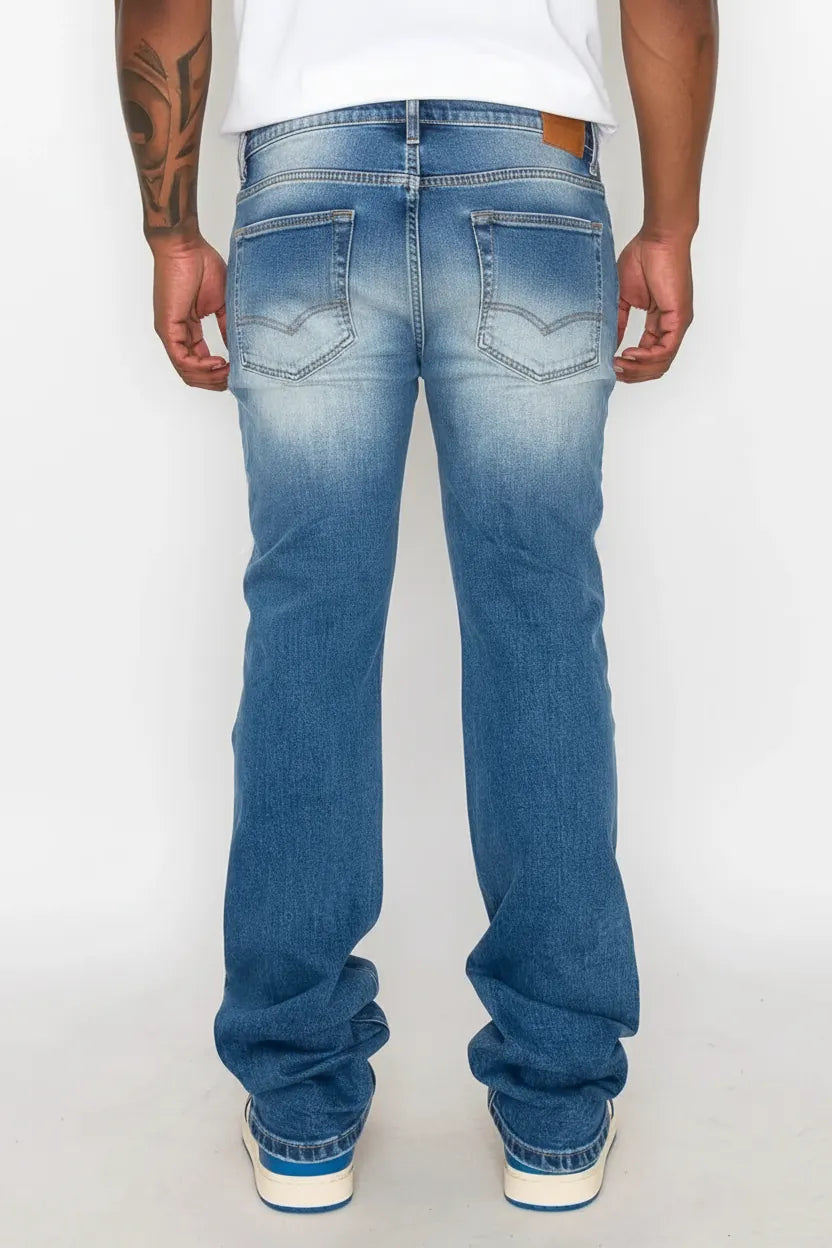 Skinny flared jeans back view - Epicplacess