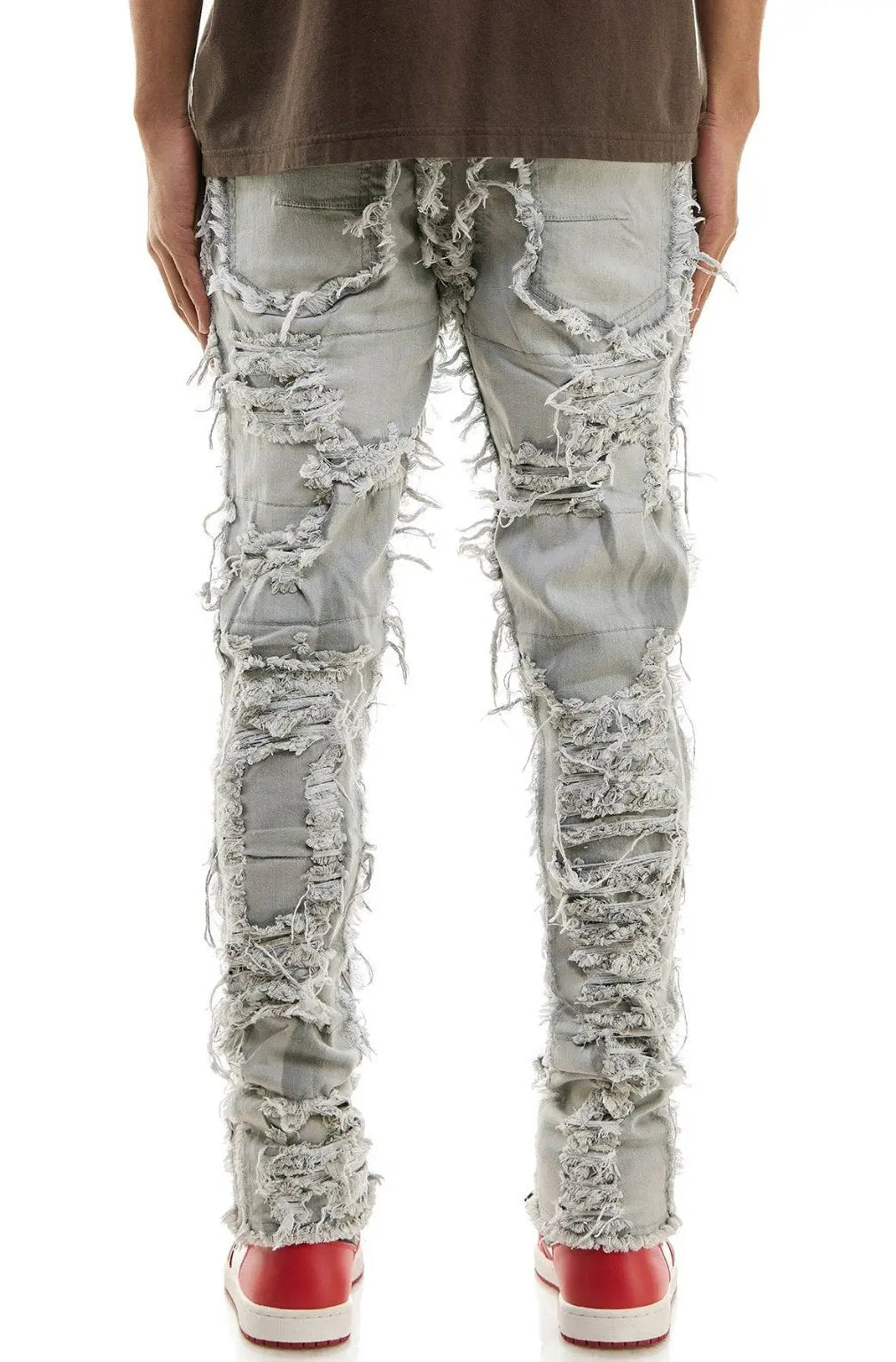 Epix It Distressed Jacquard Skinny Jeans jeans Epicplacess