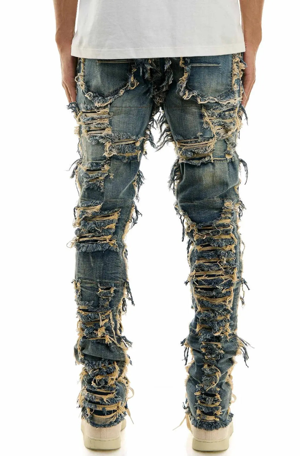 Epix It Distressed Jacquard Skinny Jeans jeans Epicplacess